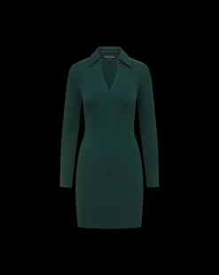 Jaxley Polo Dress in Green