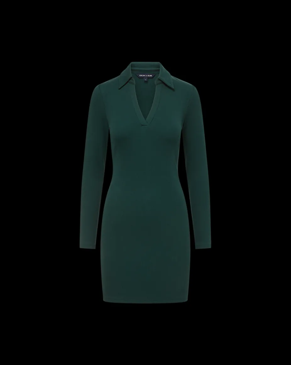 Jaxley Polo Dress in Green