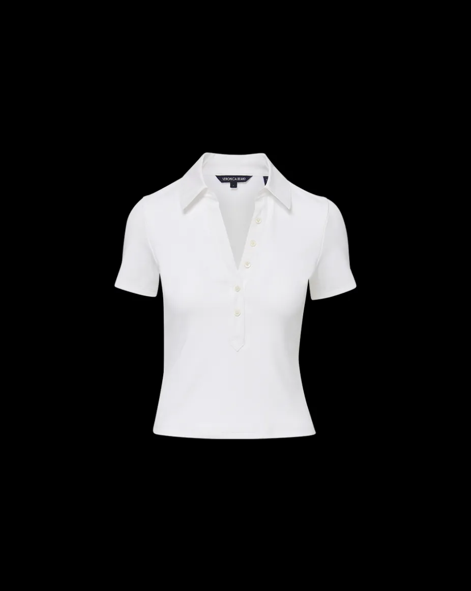 Kearney Button-Down Tee in White
