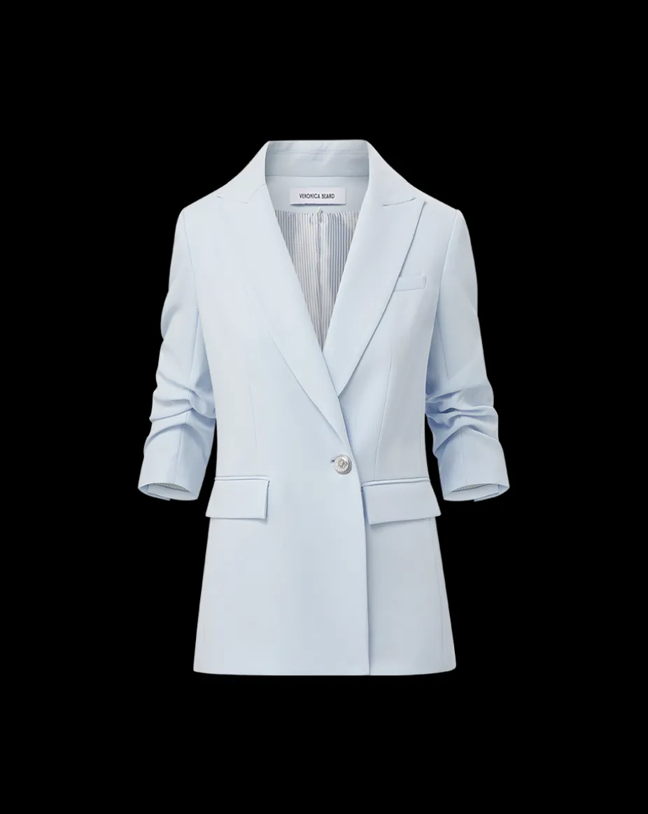 Kimmel Crepe Dickey Jacket in Blue Mist