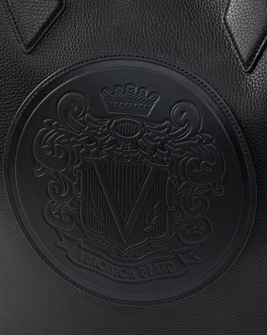 Large Crest Tote in Black