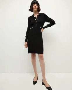 Lauper Sweater Dress in Black