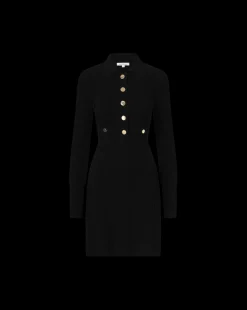 Lauper Sweater Dress in Black