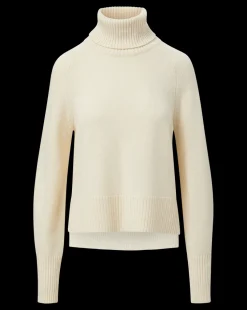 Lerato Chasmere Turtleneck Sweater in Ivory