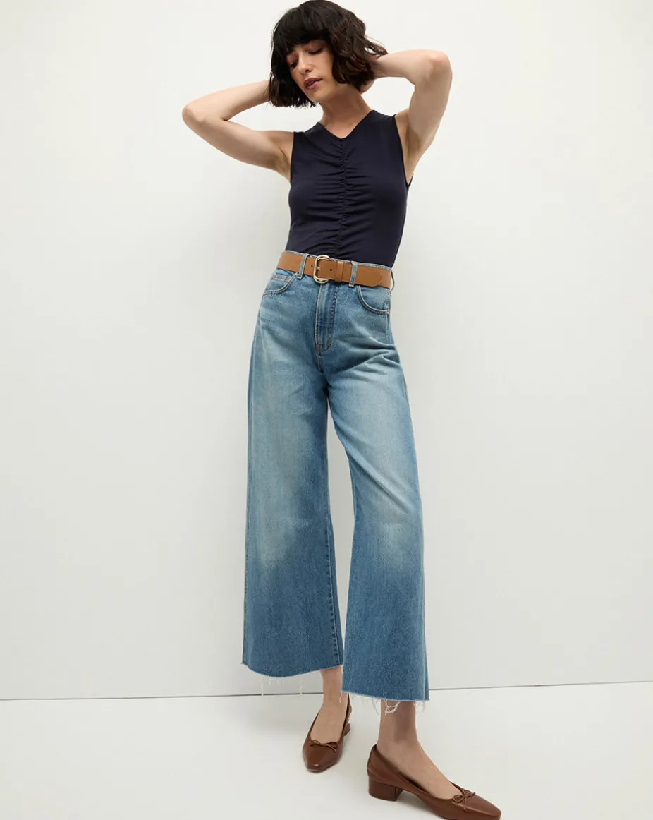 Lidia Leather Belt in Tan