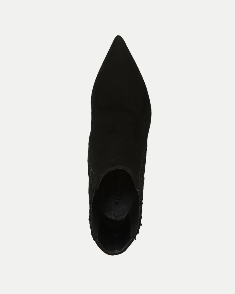 Lisa Suede Stiletto-Heel Bootie