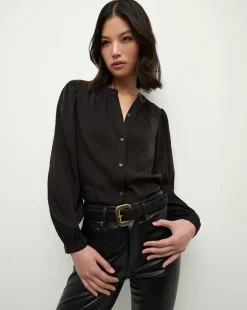 Lola Leather Belt in Black