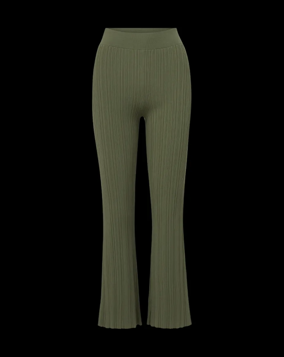 Massaro Knit Pant in Stone Army