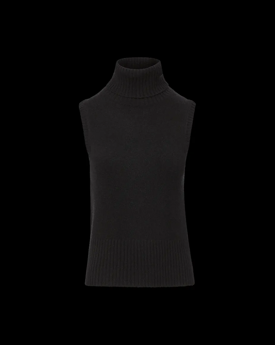 Mazzy Cashmere Turtleneck in Black