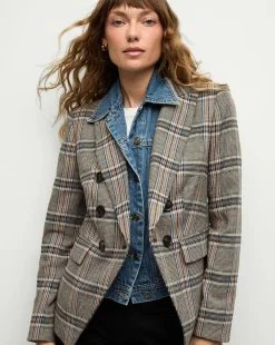 Miller Dickey Jacket in Black Multi