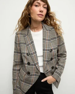 Miller Dickey Jacket in Black Multi