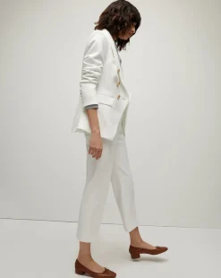 Miller Dickey Jacket in Off-White/Gold