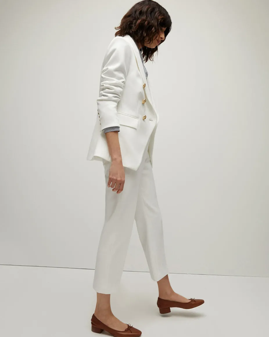 Miller Dickey Jacket in Off-White/Gold