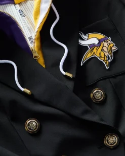 Minnesota Vikings Dickey Jacket in Black/Gold