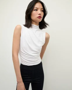Mylie Sleeveless Top in White