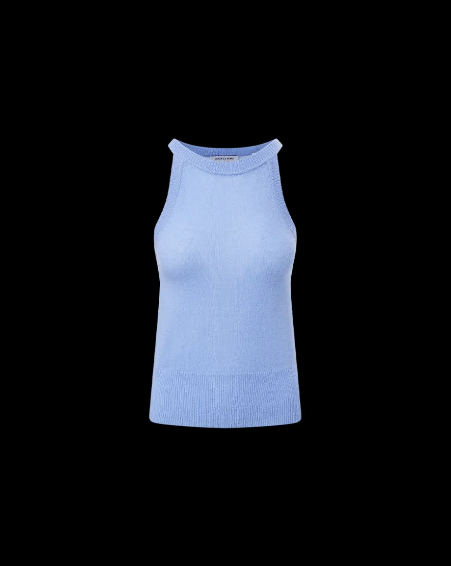Myrick Cashmere Tank in Hydrangea