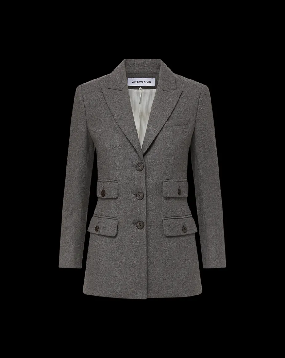 Nalani Dickey Jacket in Heather Grey