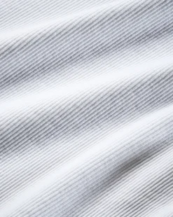 Nate Top With Buttons in White
