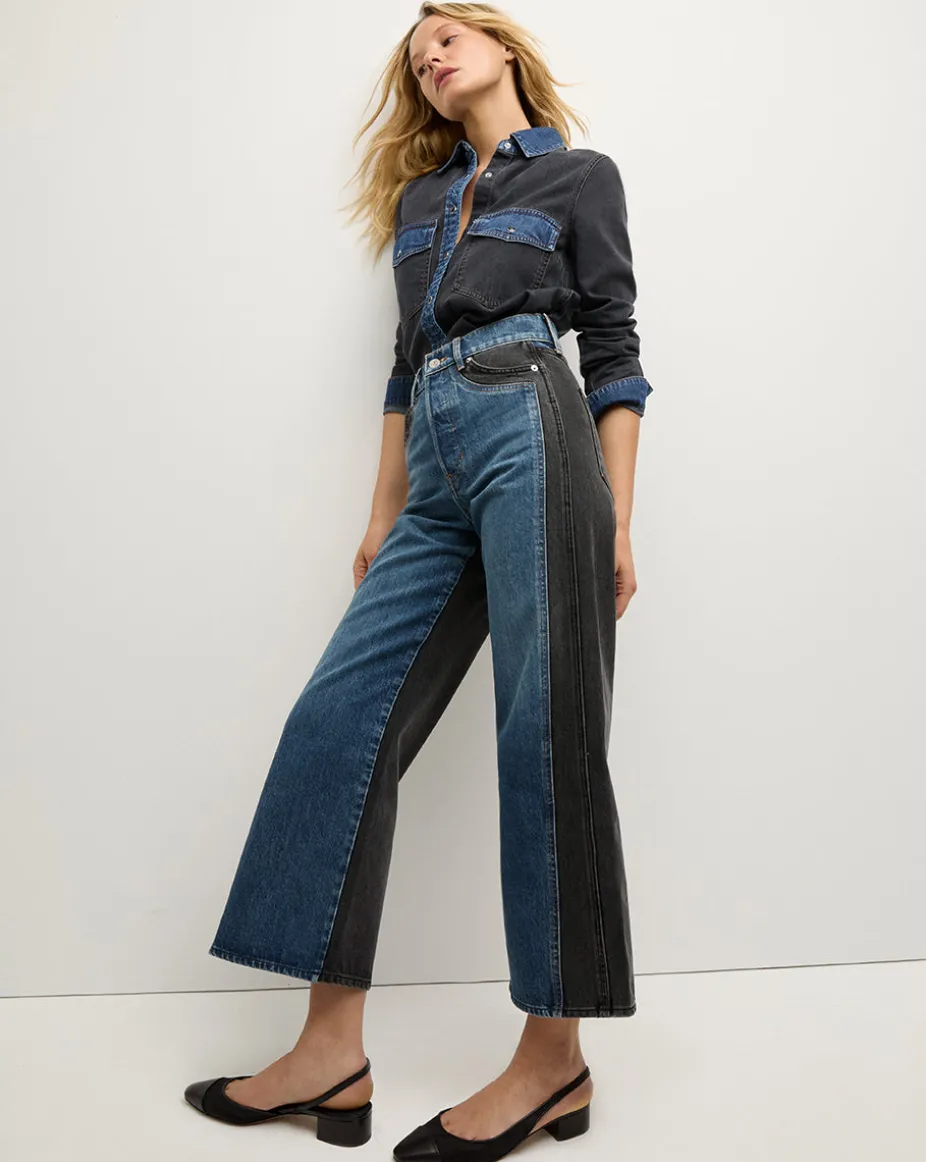 Noah Shirt Colorblock in Blue Star Colorblock