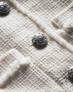 Olbia Tweed Jacket in Off-White