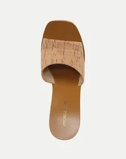 Paulita Natural Cork Wedge Sandal