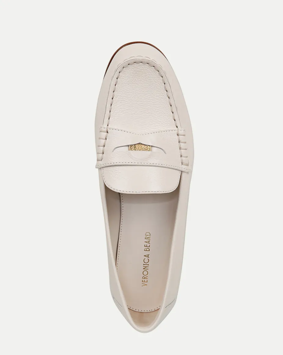 Penny Leather Loafer in Lily