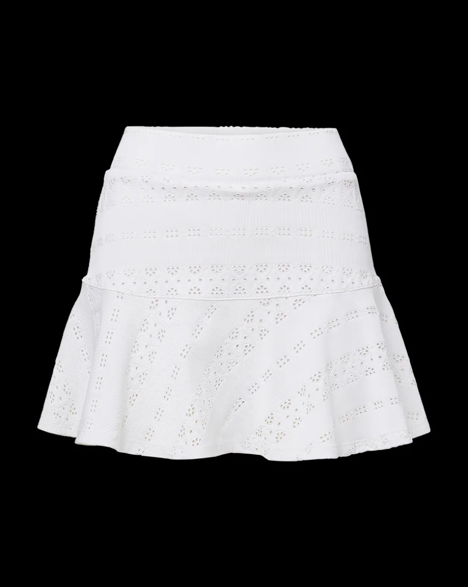 Performance Lace Skort in White