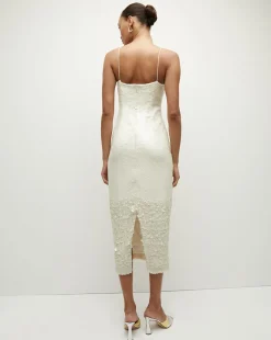 Perla Sequin Midi Slip Dress