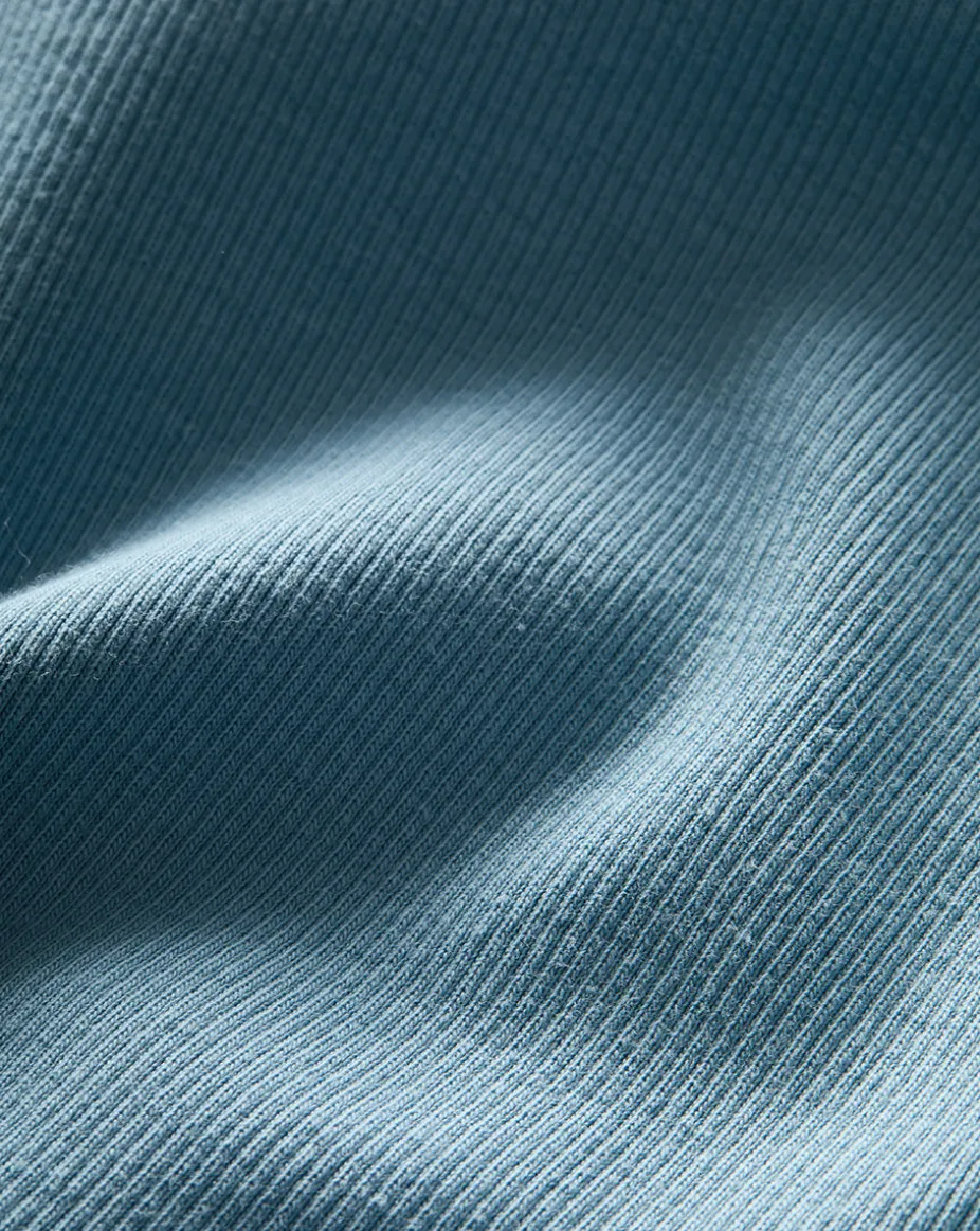 Pruitt Long-Sleeve Top in Light Blue