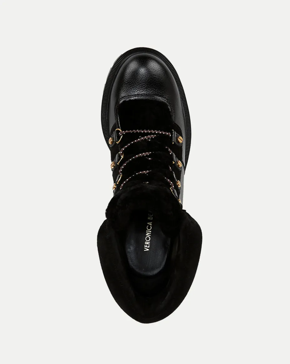 Reece Lug Bootie in Black