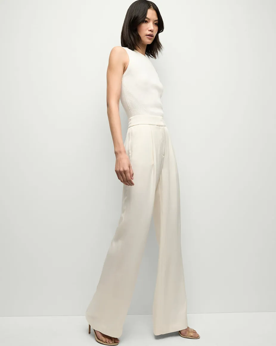 Robinne Wide-Leg Pants in Cream