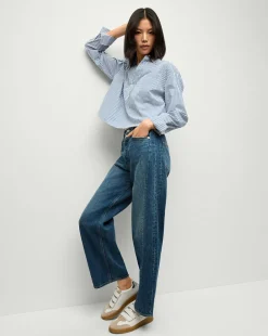 Ryder Saddle Jean in Blue Denim | Barrel Jeans