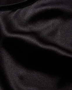 Sabrina Stretch-Silk Tank Top in Black