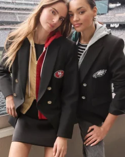 San Francisco 49ers Dickey Jacket in Black/Gold