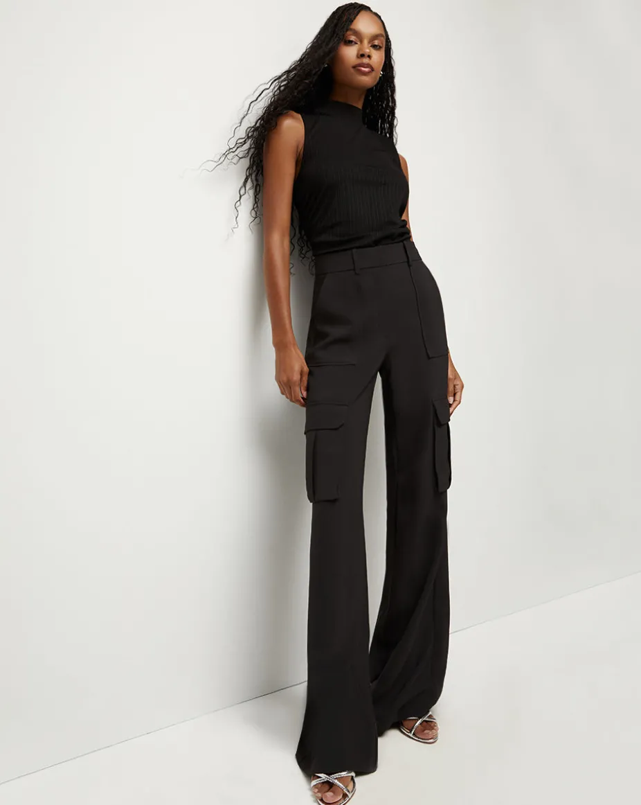 Saul Cargo Pant in Black
