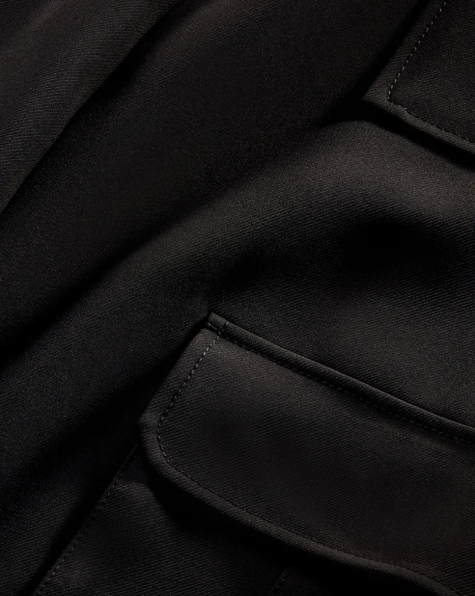 Saul Cargo Pant in Black