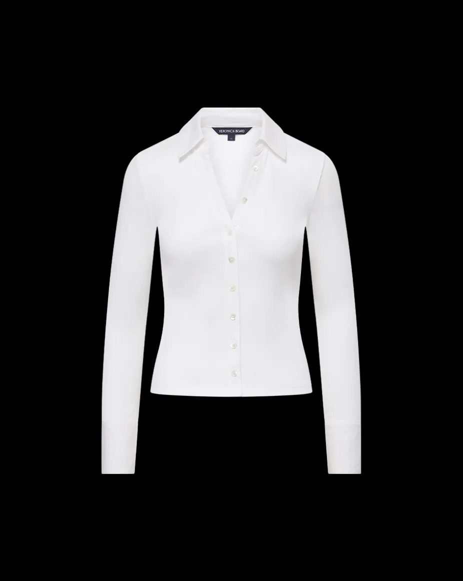 Scottie Button-Down Shirt in White