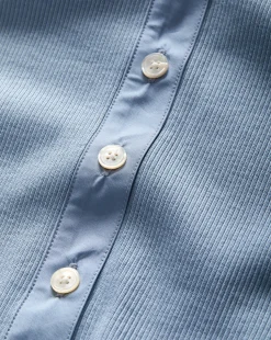 Scottie Button-Down Shirt in Smoke Blue