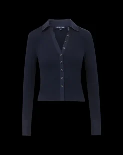 Scottie Button-Down Shirt in Navy
