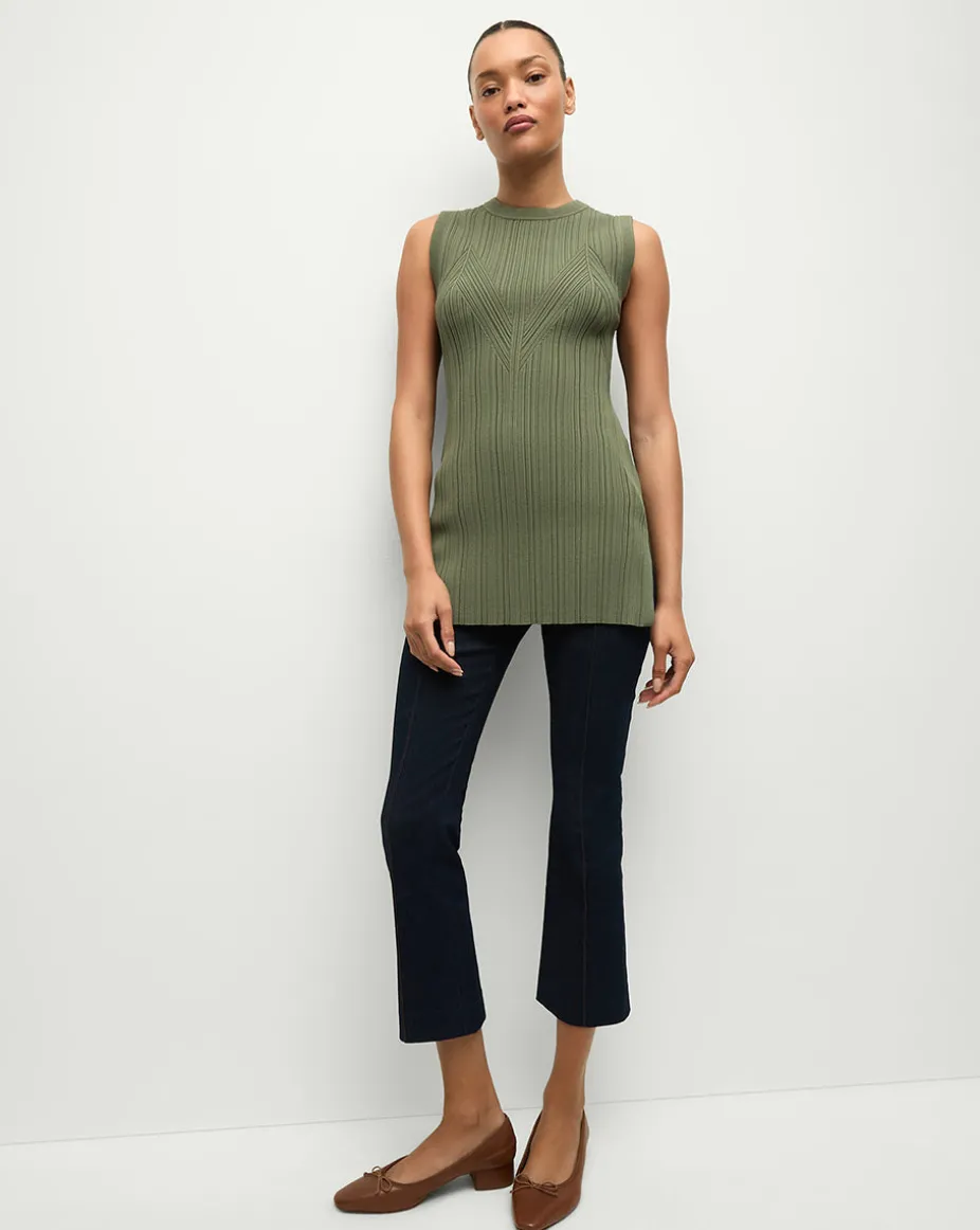 Semma Sweater in Stone Army