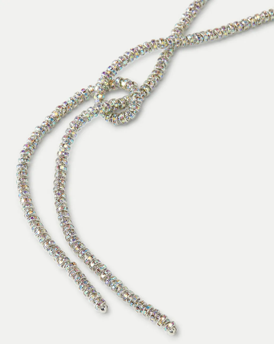 Skinny Serpent Chain Necklace in Silver