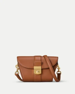Small Crest Lock Trap Bag in Hazelwood