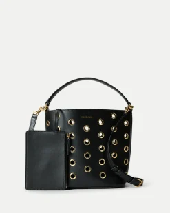 Small Grommet Feedbag in Black