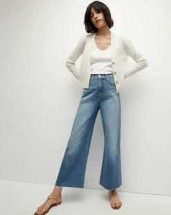 Solene Cashmere Cardigan in Ivory