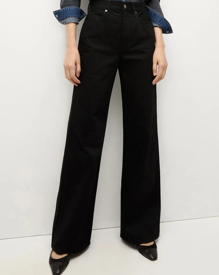 Taylor High Rise Wide Leg in Onyx
