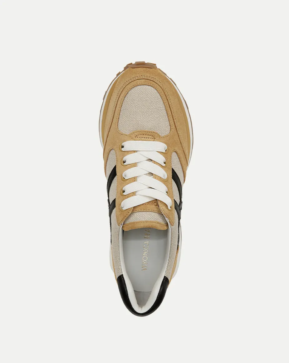 Valentina Sneaker in Ecru/Desert
