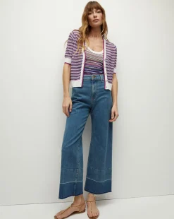 Varia Striped Knit Cardigan