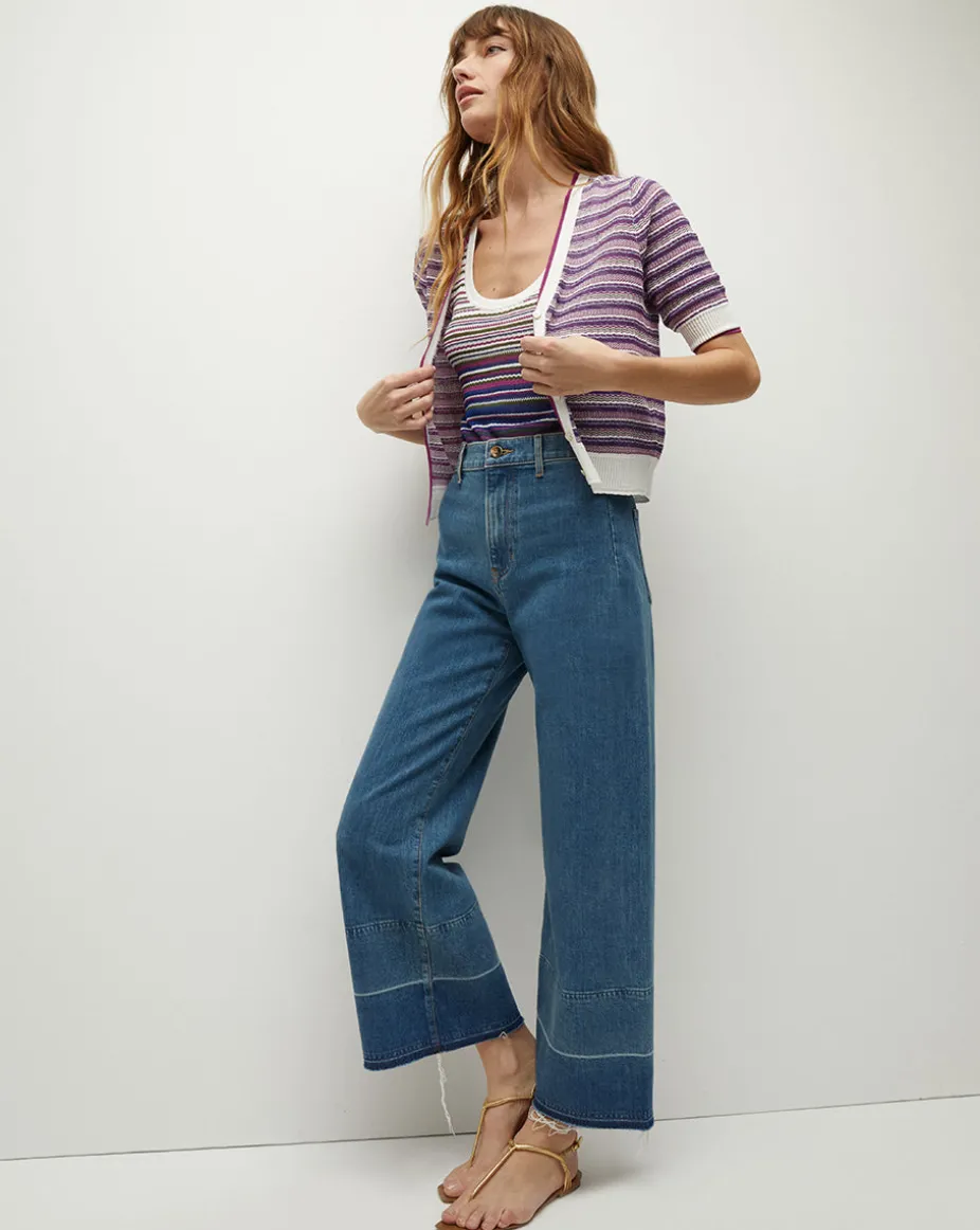 Varia Striped Knit Cardigan