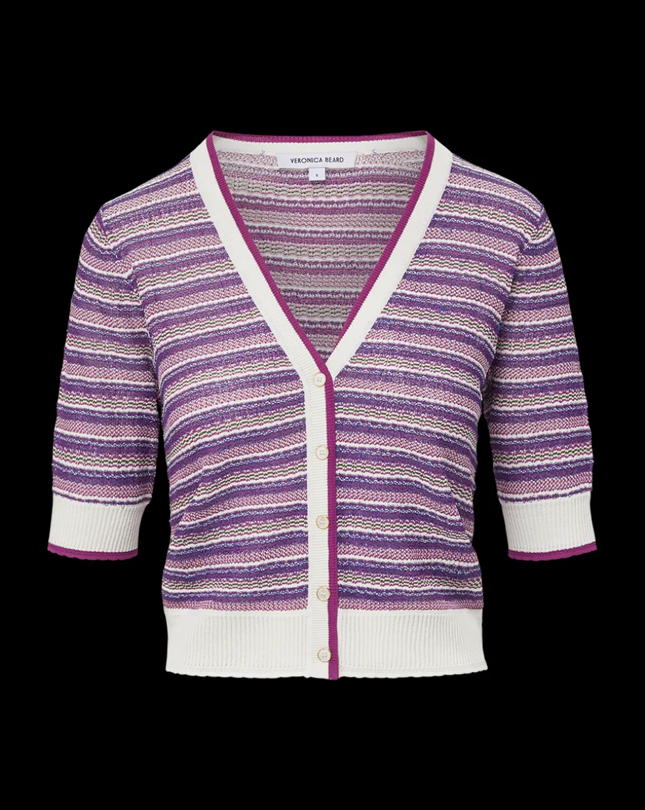 Varia Striped Knit Cardigan