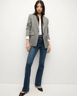 Vega Dickey Jacket in Black/White